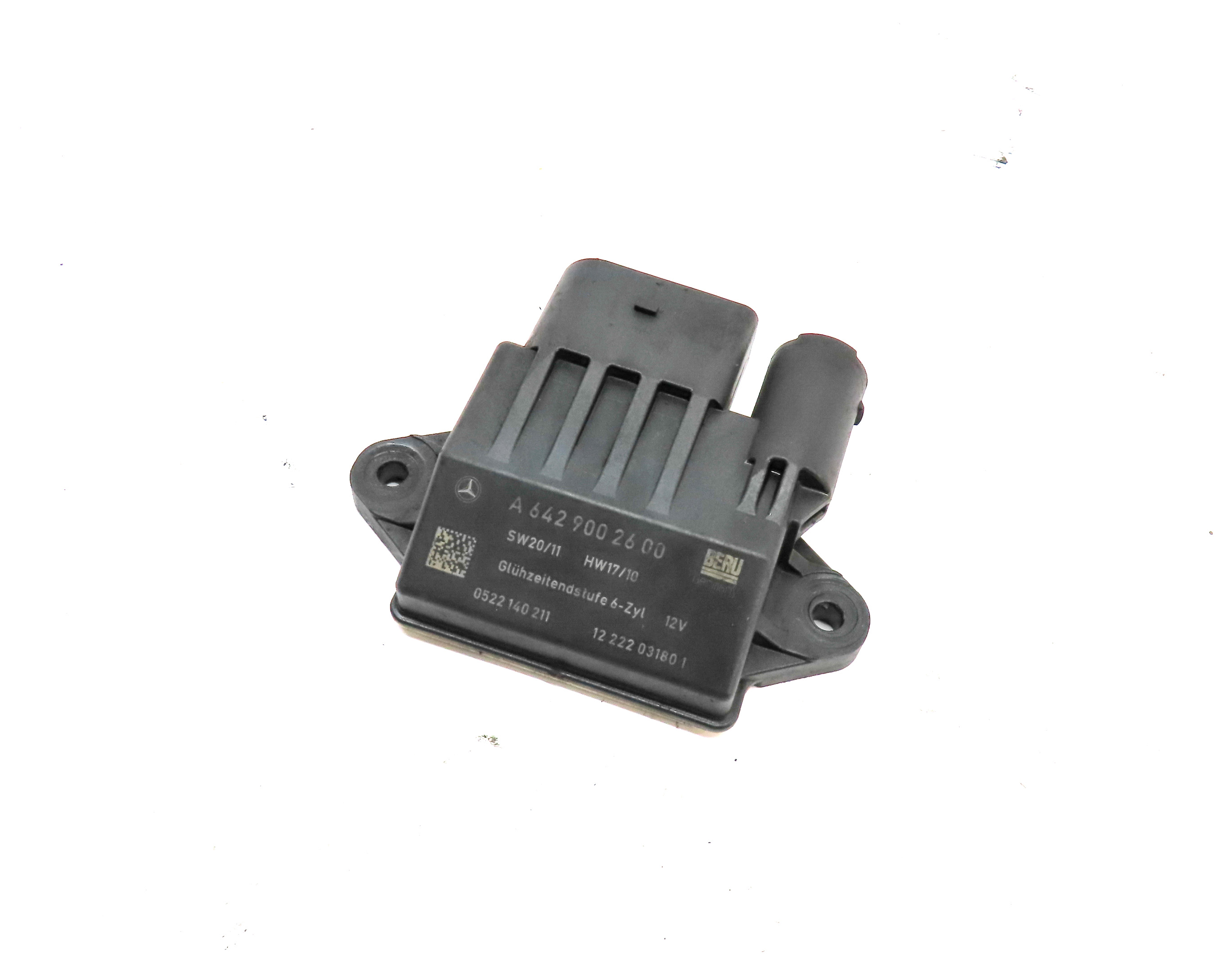 07-13 MERCEDES E320 E350 GL350 ML350 S350 R320 R350 DIESEL GLOW PLUG MODULE — exact item pictured